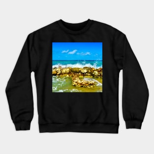 Beach landscape Crewneck Sweatshirt